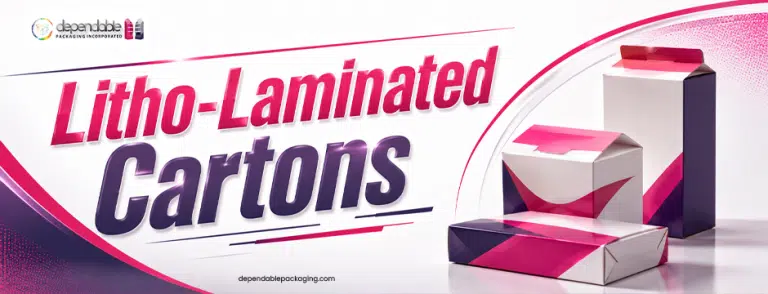 Litho-laminated cartons